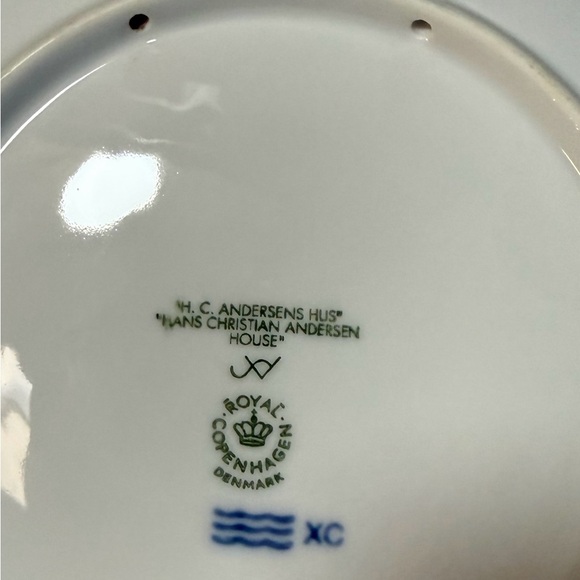 Royal Copenhagen Plate Commemorating 200 Birthday of Hans Christian Anderson